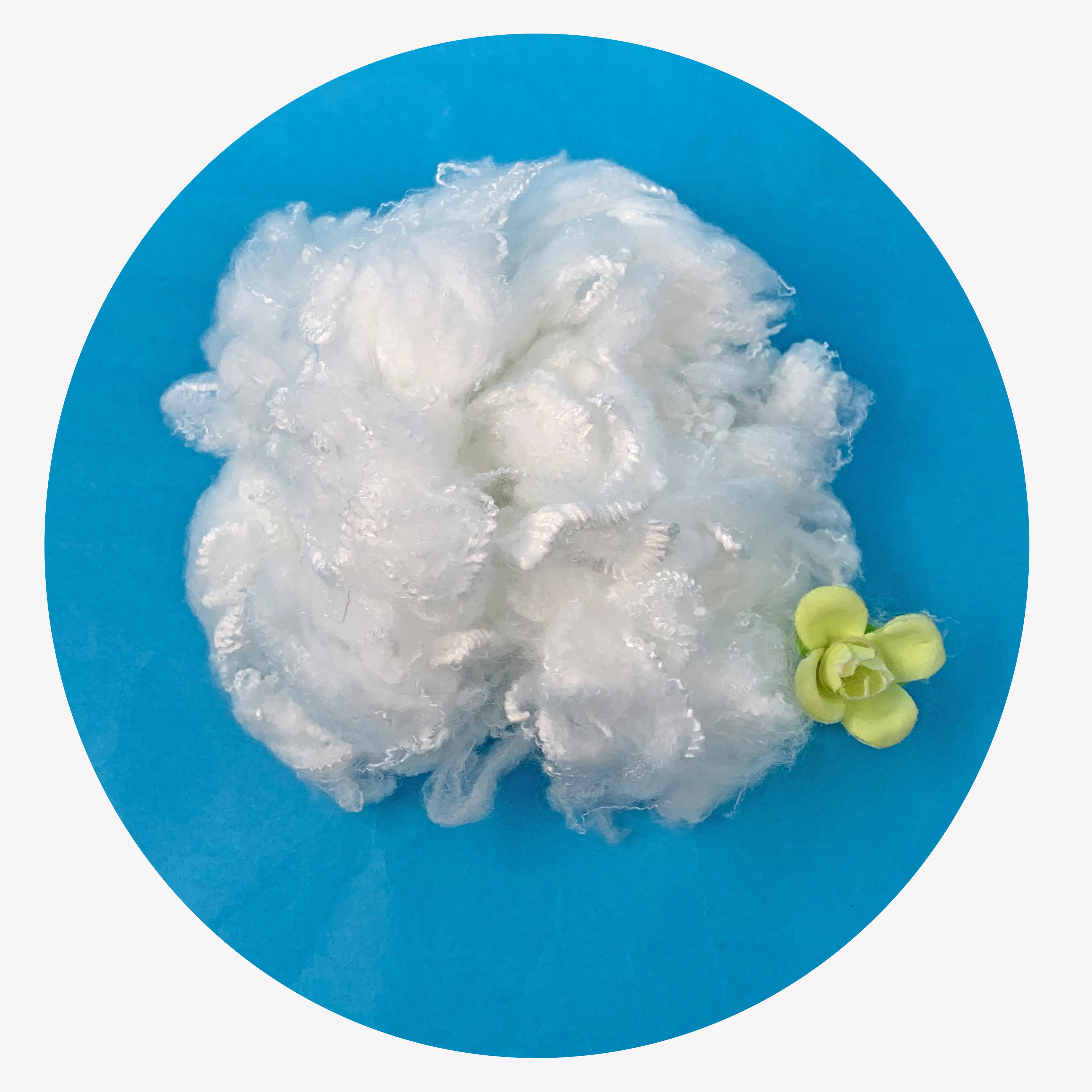 Raw White Polyester Fiber